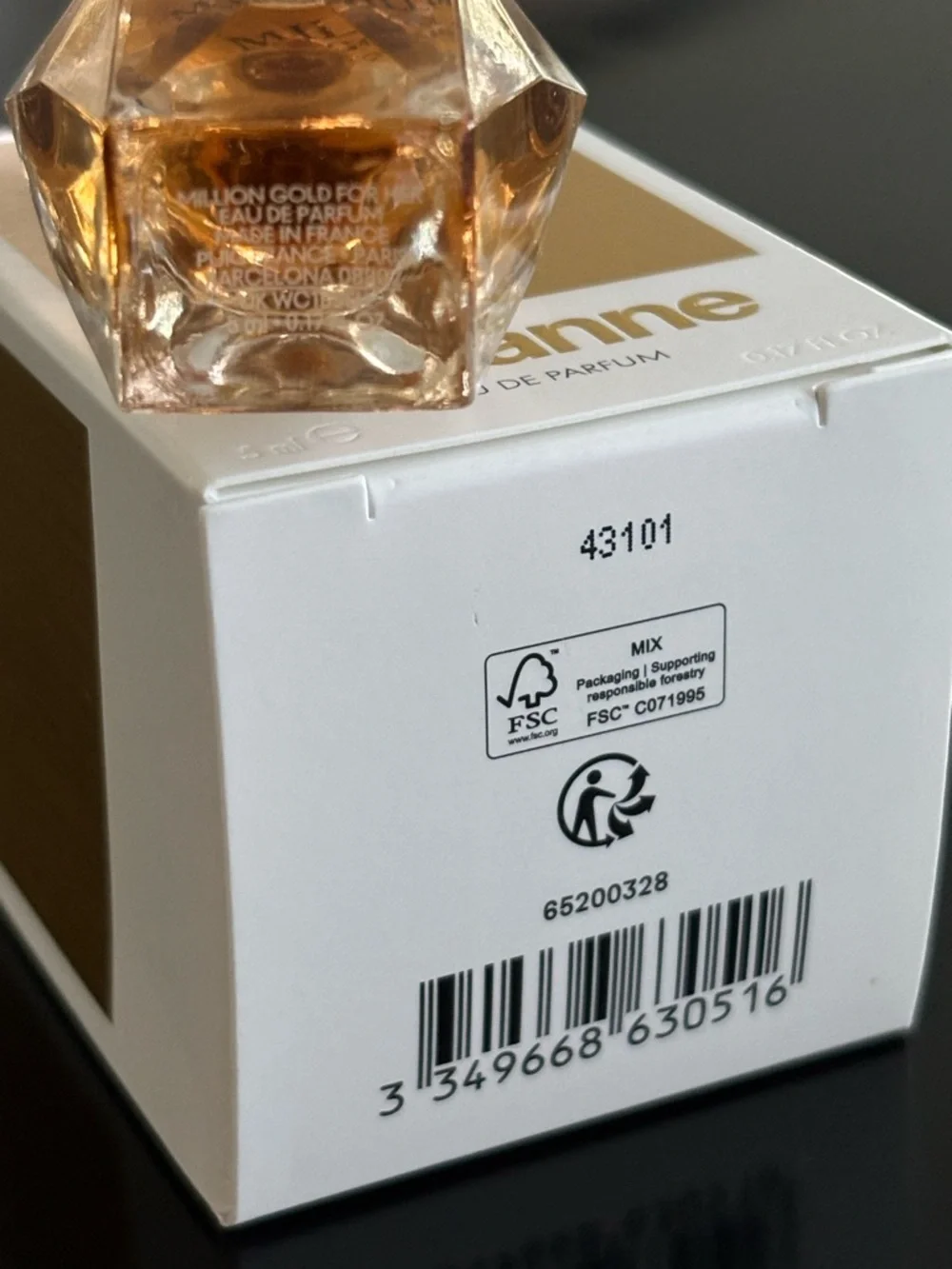 Paco Rabanne Million Gold EDP for Her Mini - Picture 4 of 5